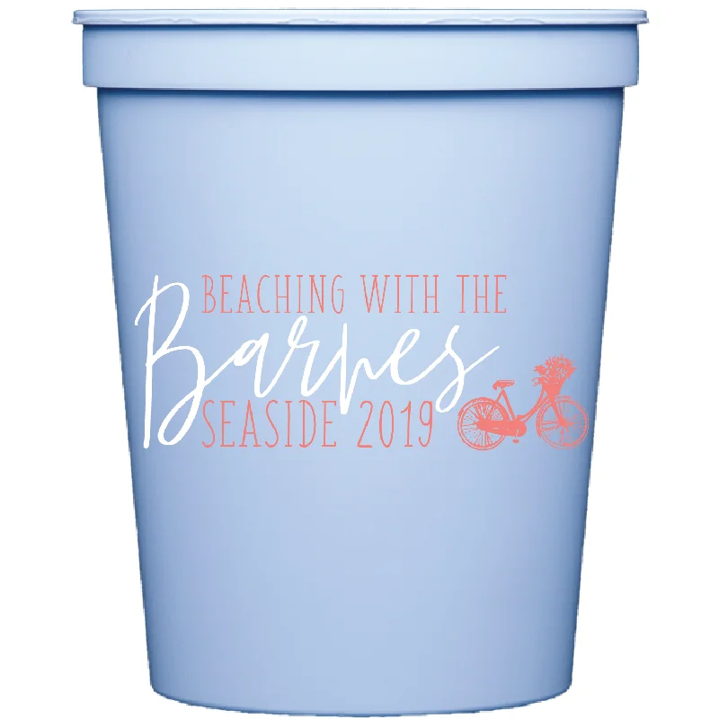 custom coffee cups for corporate giveaways-beaching | stadium cups