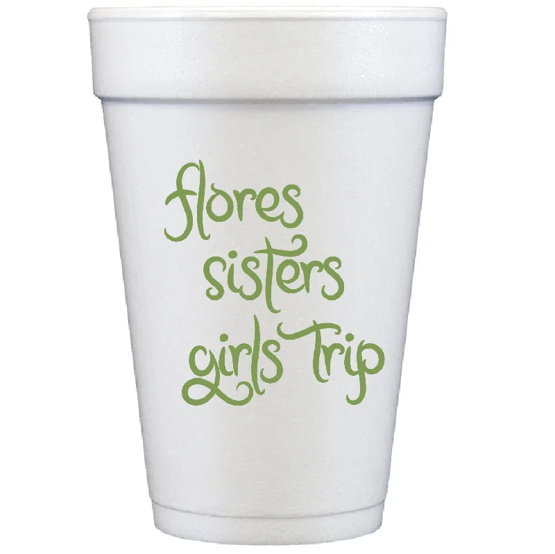 large insulated mugs for camping trips-girly swirl | styrofoam cups