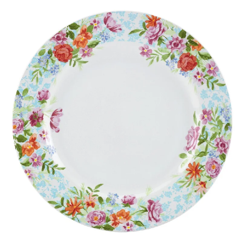 modern dinnerware with minimalist style-kathy ireland Home Spring Bouquet Dinner Plate by Gorham