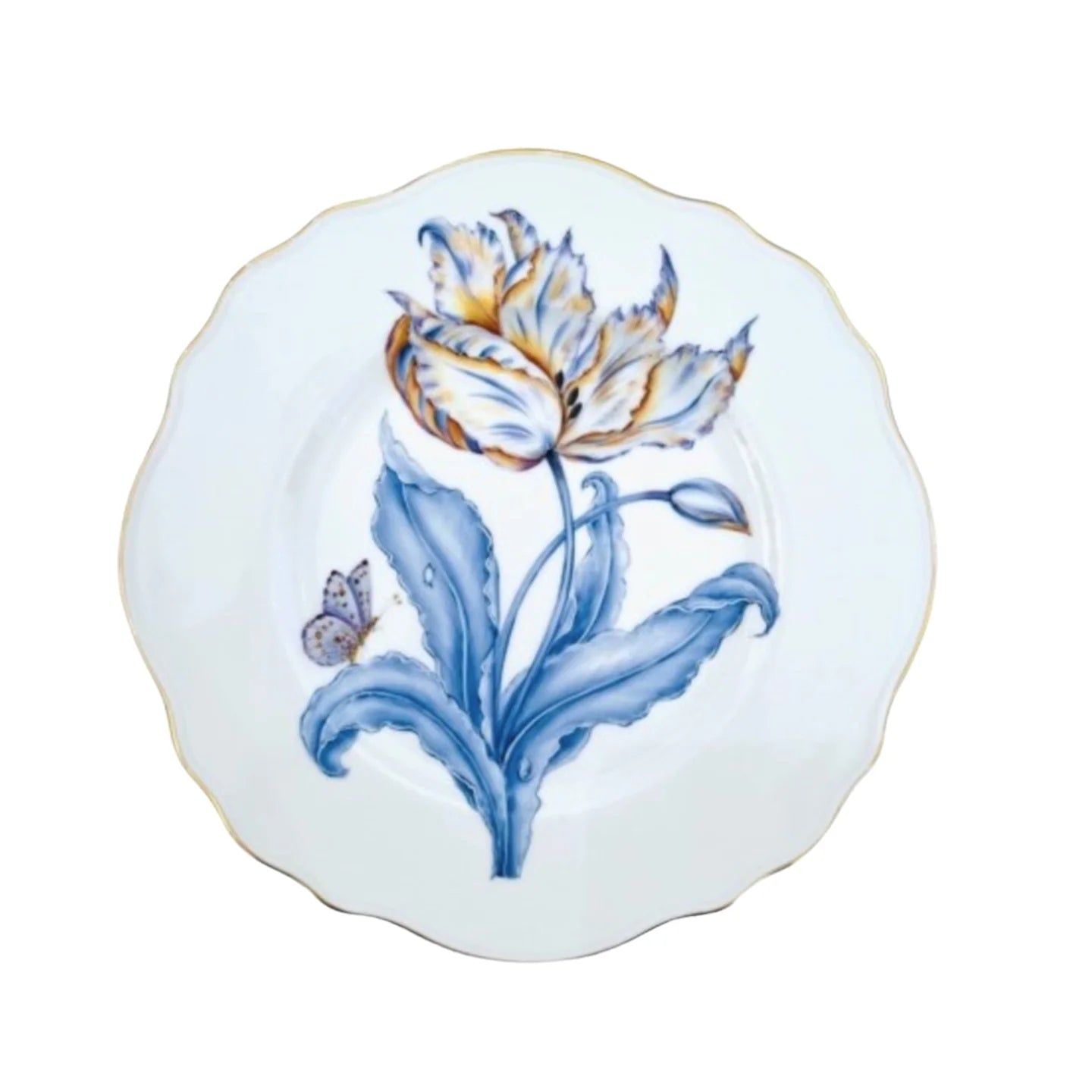 dinnerware set with beautiful hand-painted accents-Botanical Treasures Salad Plate by Anna Weatherley - #6