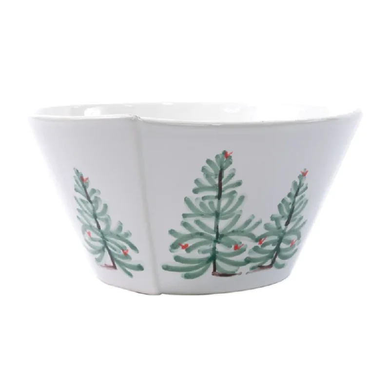 dinnerware for outdoor celebrations and barbecues-Lastra Holiday Stacking Serving Bowl, Medium