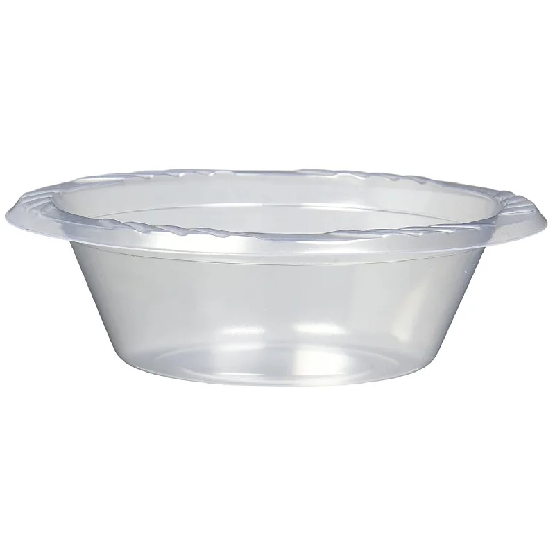 dinnerware set for holiday banquets-Clear lightweight Plastic Dessert Bowls 5oz