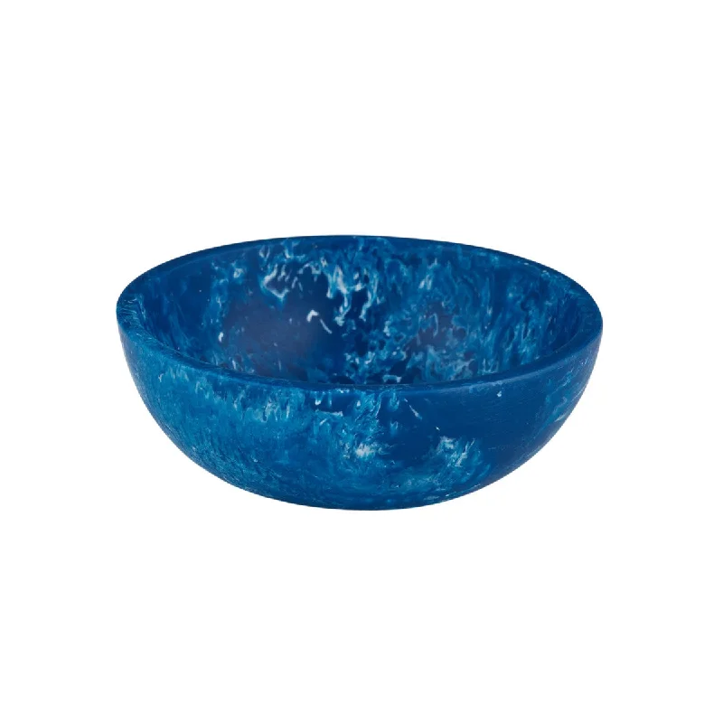 kids’ dinnerware set with playful colors-Kip Resin Bowl Cobalt 10x3cm