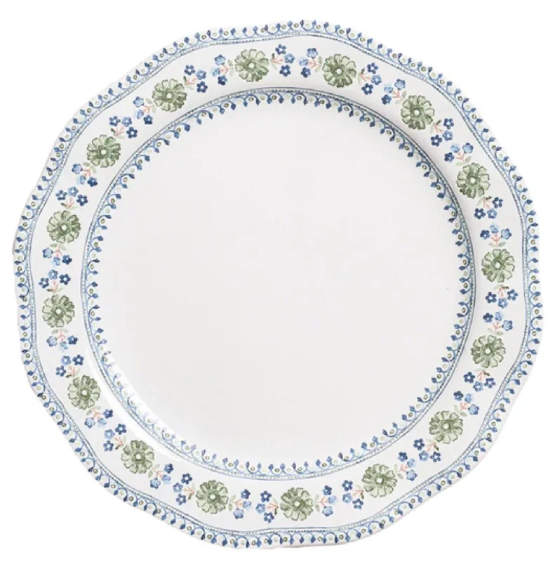 dinnerware for outdoor celebrations and barbecues-Juliska Villa Seville Dinner Plate - Chambray