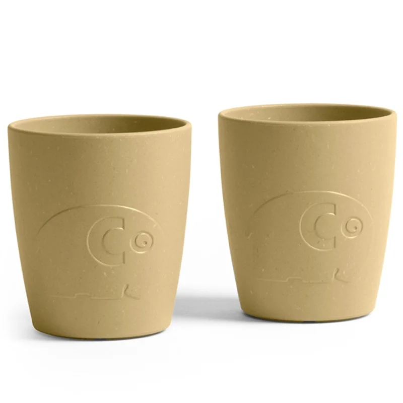 best ceramic mugs for large tea servings-Sebra Mums Cups Wheat Yellow