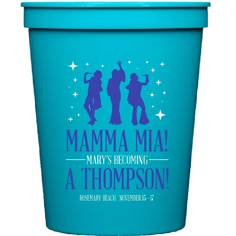 insulated coffee cups for cold beverages-mama mia | stadium cups