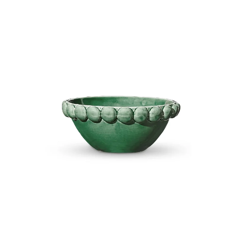 high-quality dinner plates for hosting parties-Madras Link Eden Bowl Green Small 17X7CM