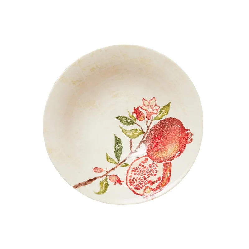 outdoor dinnerware for hiking and picnics-Ceramiche Fabbro Pomegranate Bowl Large 30cm