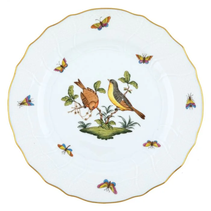 luxury dinnerware set for upscale events-Herend Rothschild Bird Dinner Plate - #7