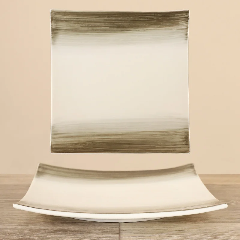 high-quality dinnerware for dinner parties-Square Plate