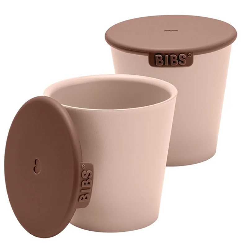 custom coffee mugs for family celebrations-Bibs Cup Set Blush