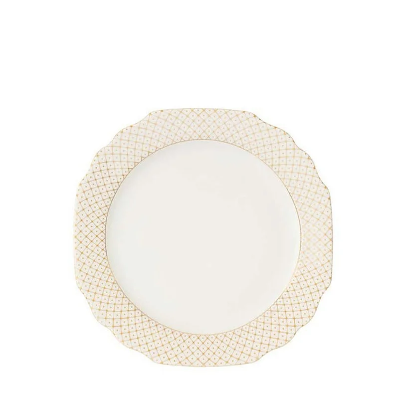 dinnerware for outdoor dining and adventures-GOLD GEORGIAN DESSERT PLATE 22CM