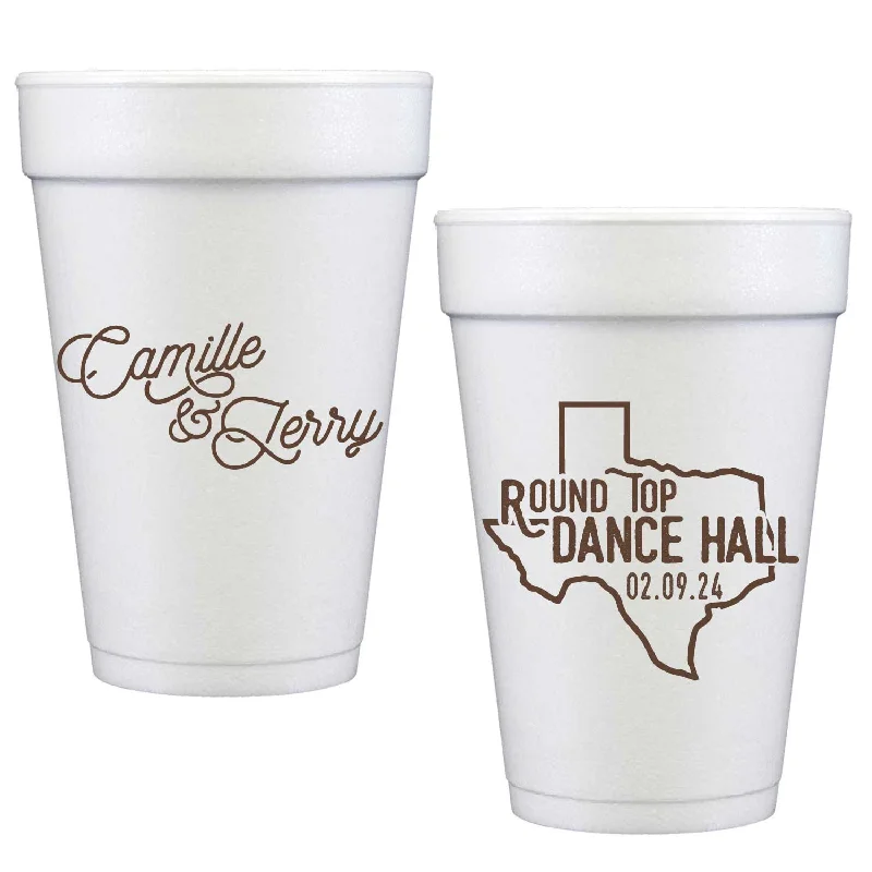 personalized coffee mugs with family photos-dance hall dinner | styrofoam cups