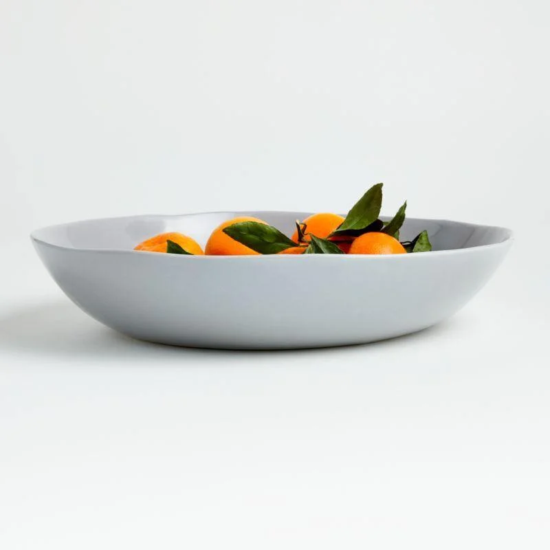 dinnerware for outdoor celebrations and barbecues-Mercer Grey Serving Bowl