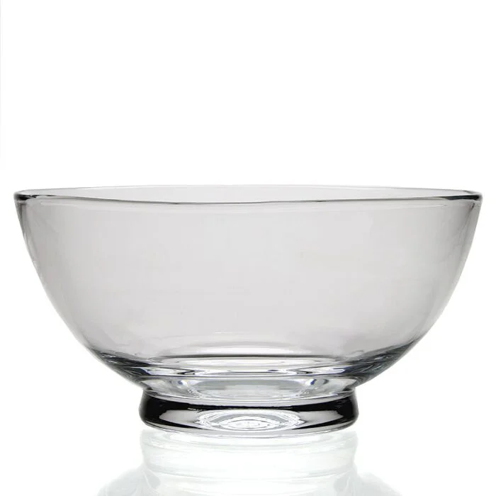 luxury glass dinnerware for fine dining-Classic Salad Bowl