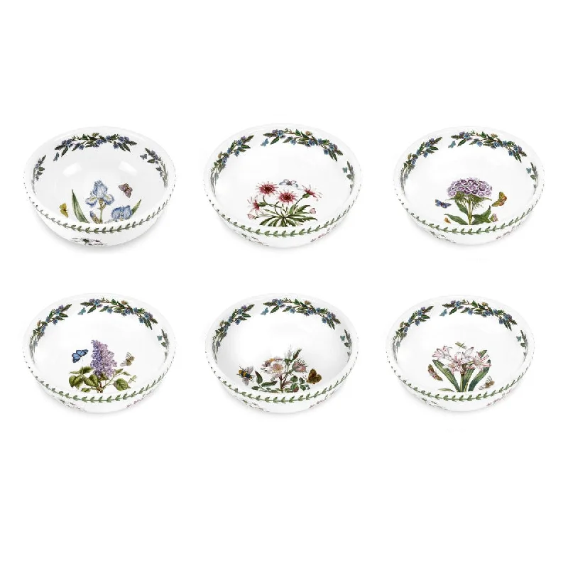 stylish dinnerware for contemporary homes-Portmeirion Botanic Garden Salad Bowl Assorted 23.5cm