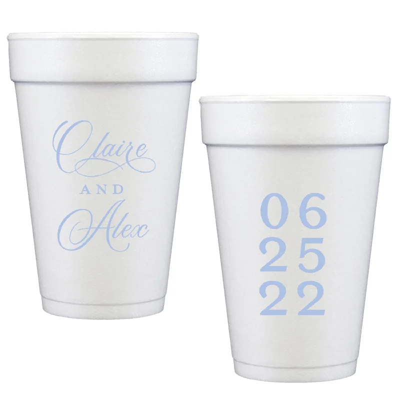 custom mugs with photo for special events-W10 | styrofoam cups