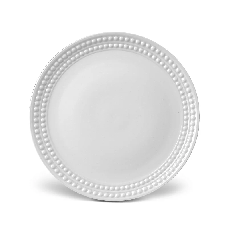 elegant dinnerware for upscale events-Perlée Dinner Plate