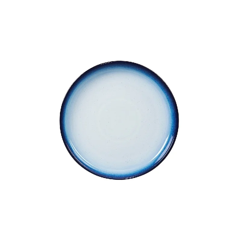 disposable dinner plates for holiday parties-Blue Haze Coupe Salad Plate