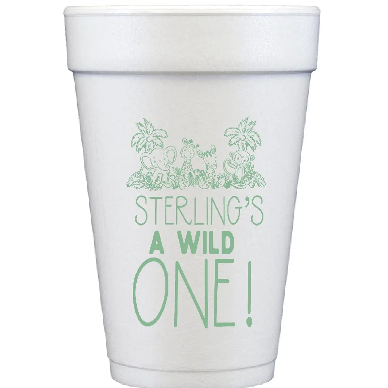 stylish coffee cups for home gatherings-wild one | styrofoam cups