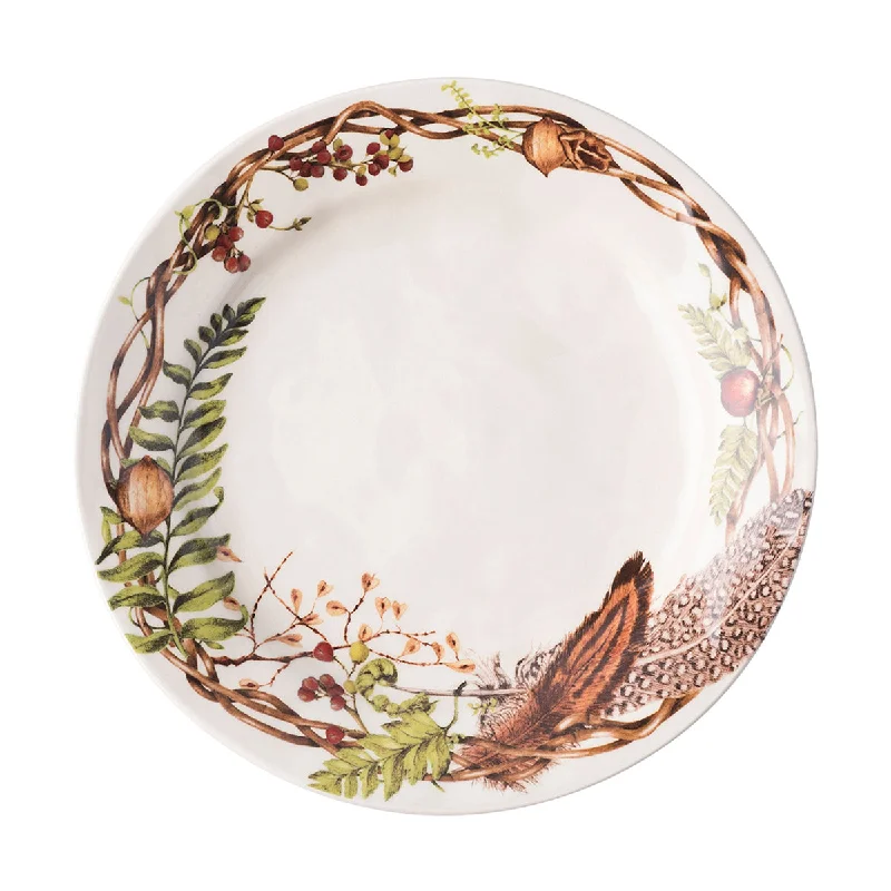 dinnerware set with unique geometric designs-Juliska Forest Walk Dinner Plate