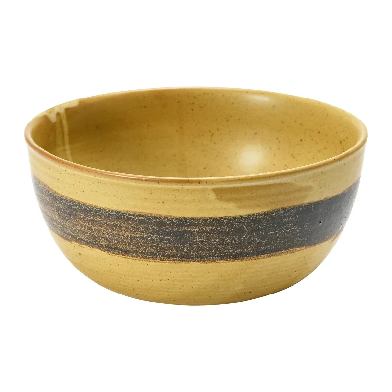 luxury dinnerware for fine dining experiences-Stoneware Bowl w Reactive Glaze