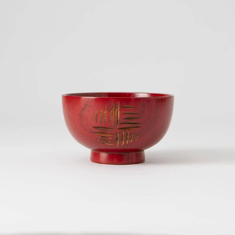 elegant dinnerware for intimate gatherings-Windmill Yamanaka Lacquerware Miso Soup Bowl