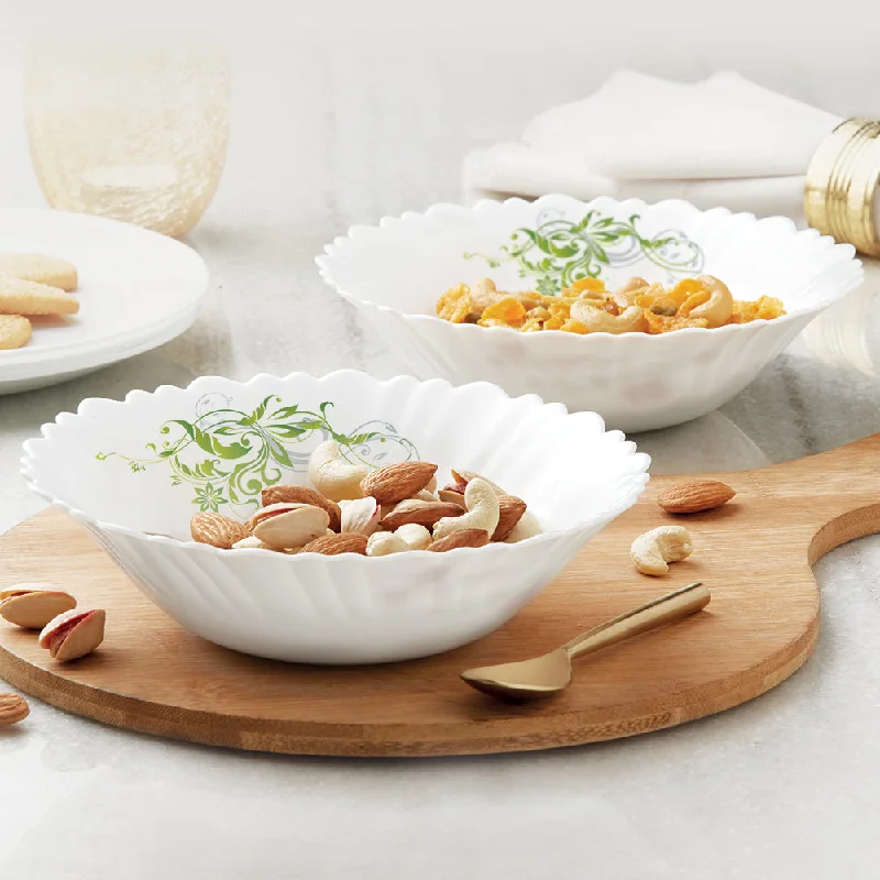 luxury dinnerware set for hosting special events-Larah by Borosil Erba Multipurpose Bowl