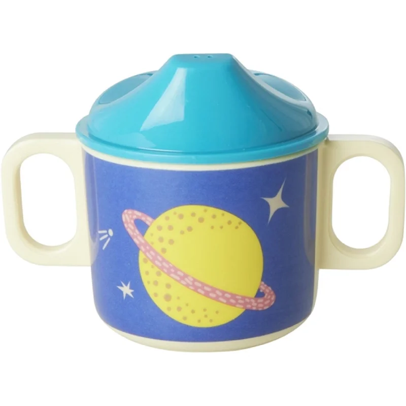 personalized travel mugs for morning coffee-RICE Galaxy Melamine Baby Cup with Handles