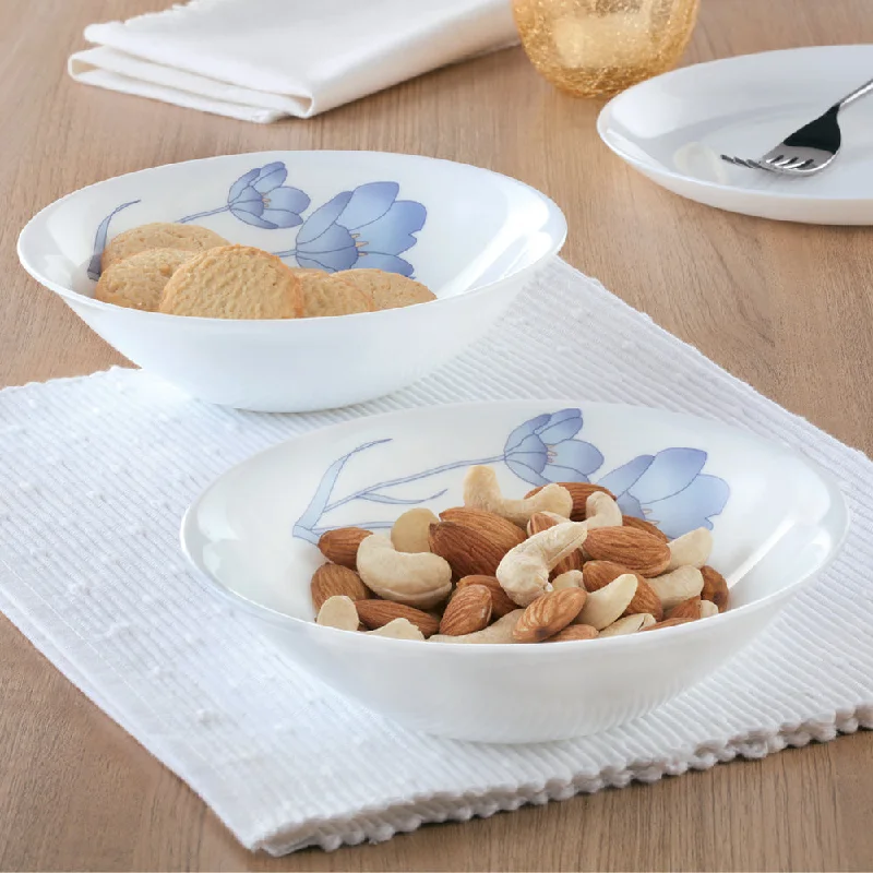 modern dinner plates for trendy gatherings-Larah by Borosil Tulip Multipurpose Bowl