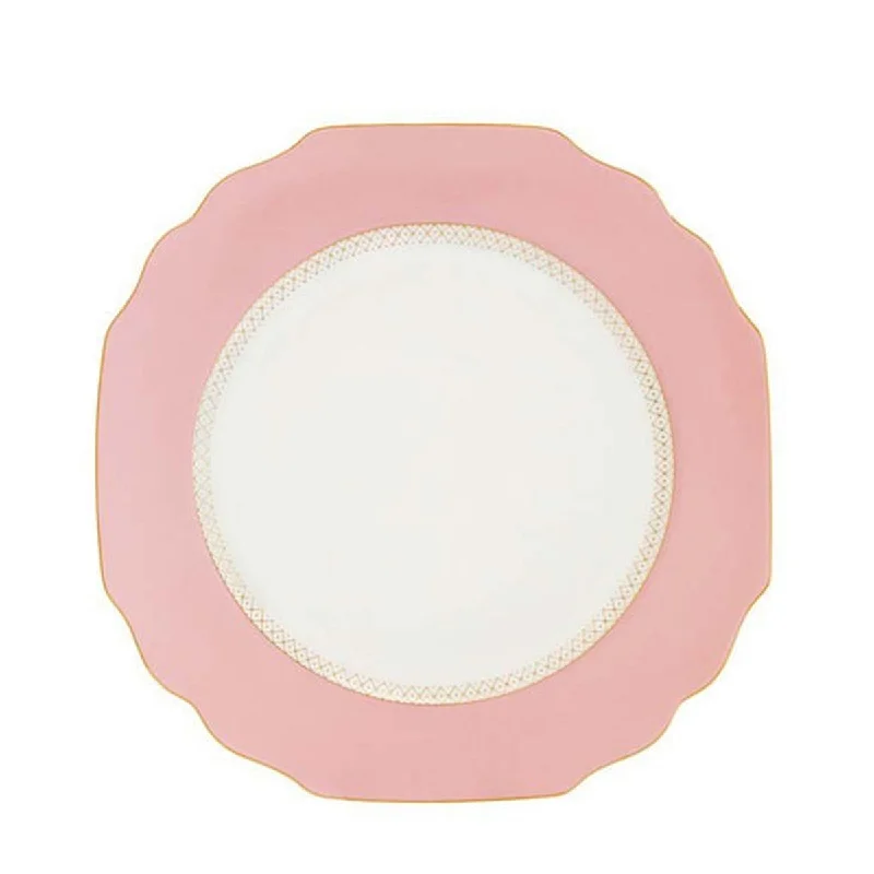 dinnerware set for hosting special celebrations-PINK GEORGIAN DINNER PLATE 27CM