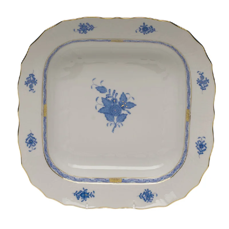 modern dinnerware for sophisticated dining-Chinese Bouquet Square Fruit Dish