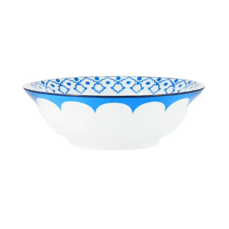 luxury dinnerware for holiday entertaining-Jaipur Round Salad Bowl