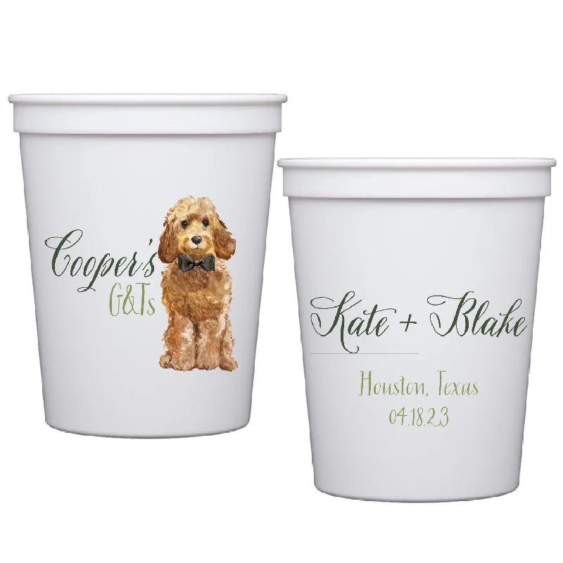 custom ceramic mugs for corporate gifts-pet illustration | stadium cups | full color/digital print