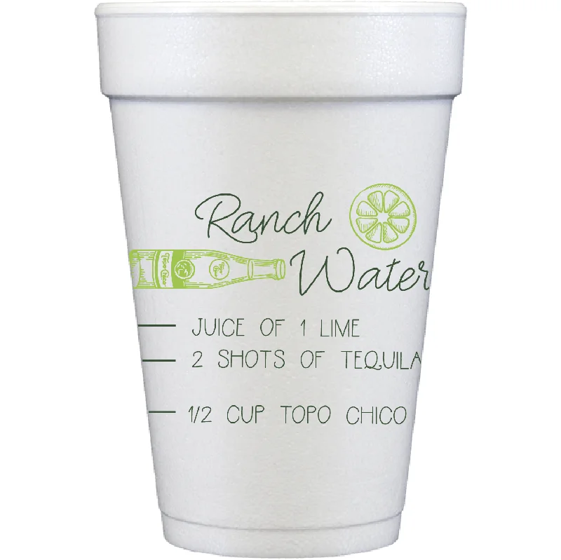 personalized coffee cups for wedding favors-recipe collection | styrofoam cups | ranch water