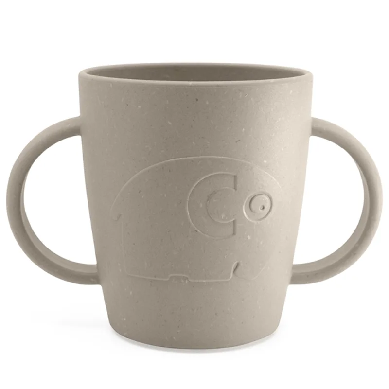 large insulated mugs for winter mornings-Sebra Mums Cup with Handle Jetty Beige