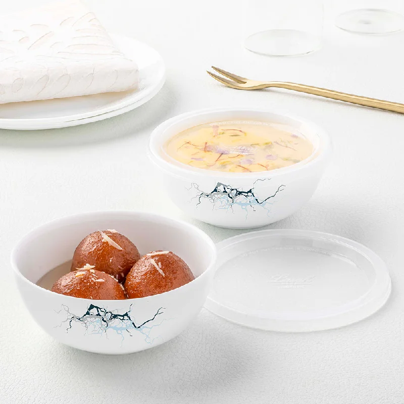 premium dinnerware for upscale parties-Larah by Borosil Sara Serve n Store