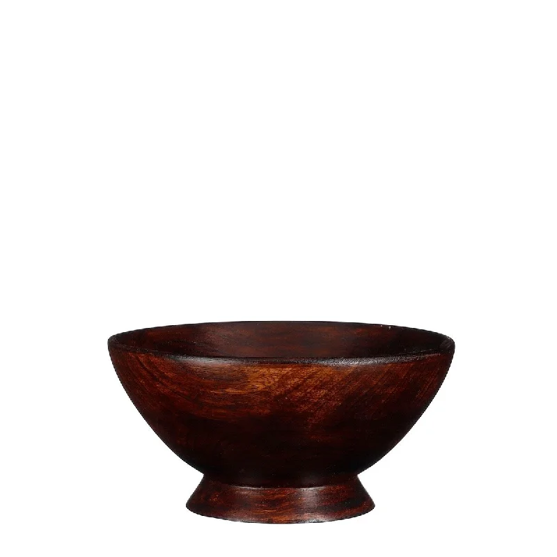 durable dinnerware for restaurant-style dining-Pompeo Bowl Brown 7.85"Dia- A - A