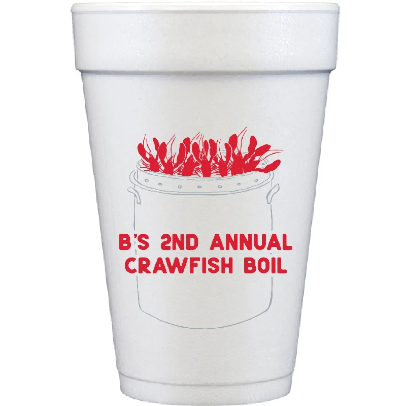 stylish coffee mugs with motivational quotes-crawfish | styrofoam cups