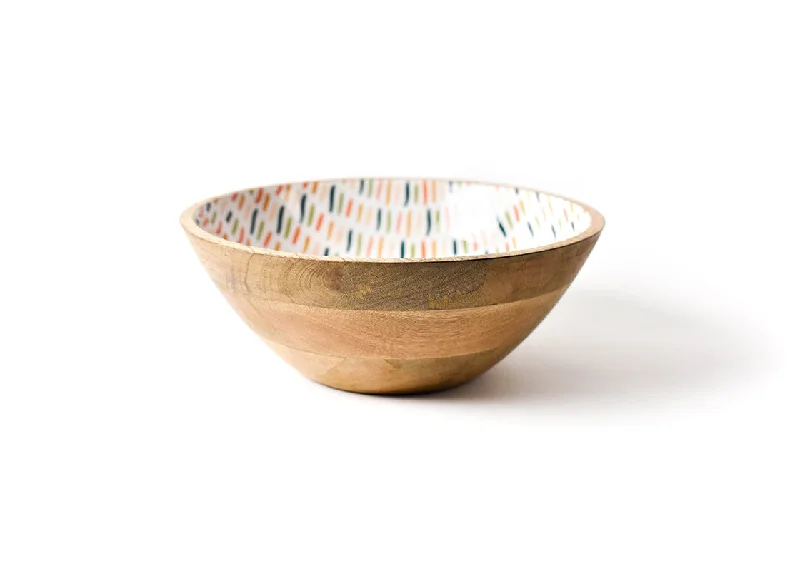 dinner plates for formal dining occasions-Feathered Wood Bowl