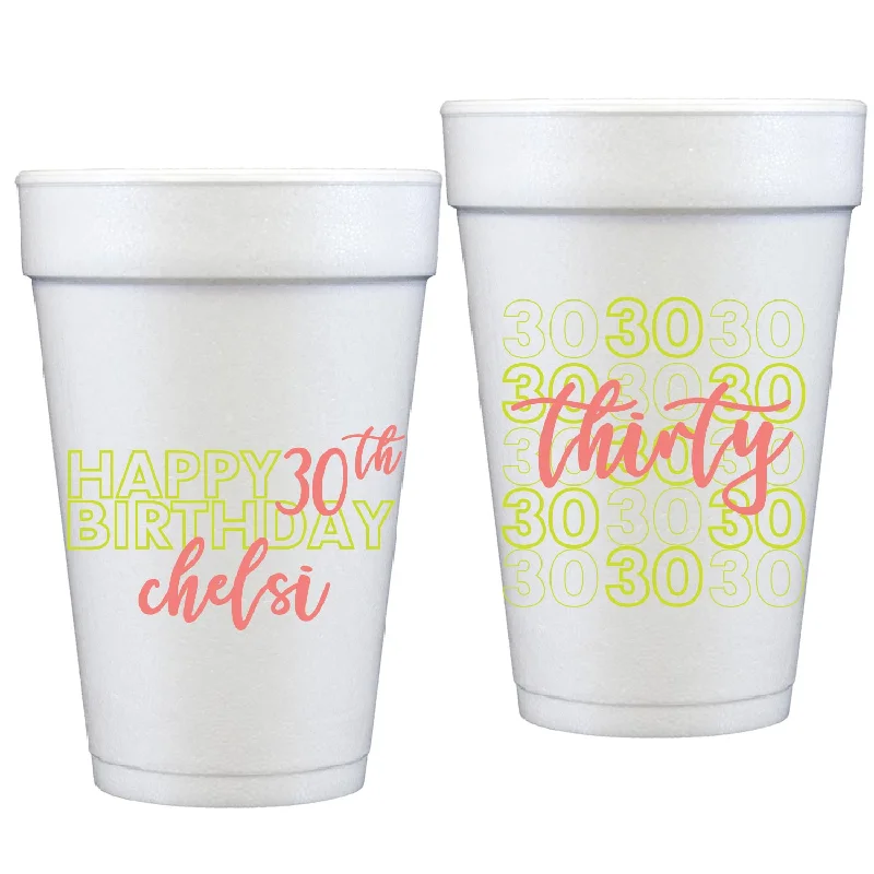 personalized mugs with funny sayings for friends-the year | styrofoam cups