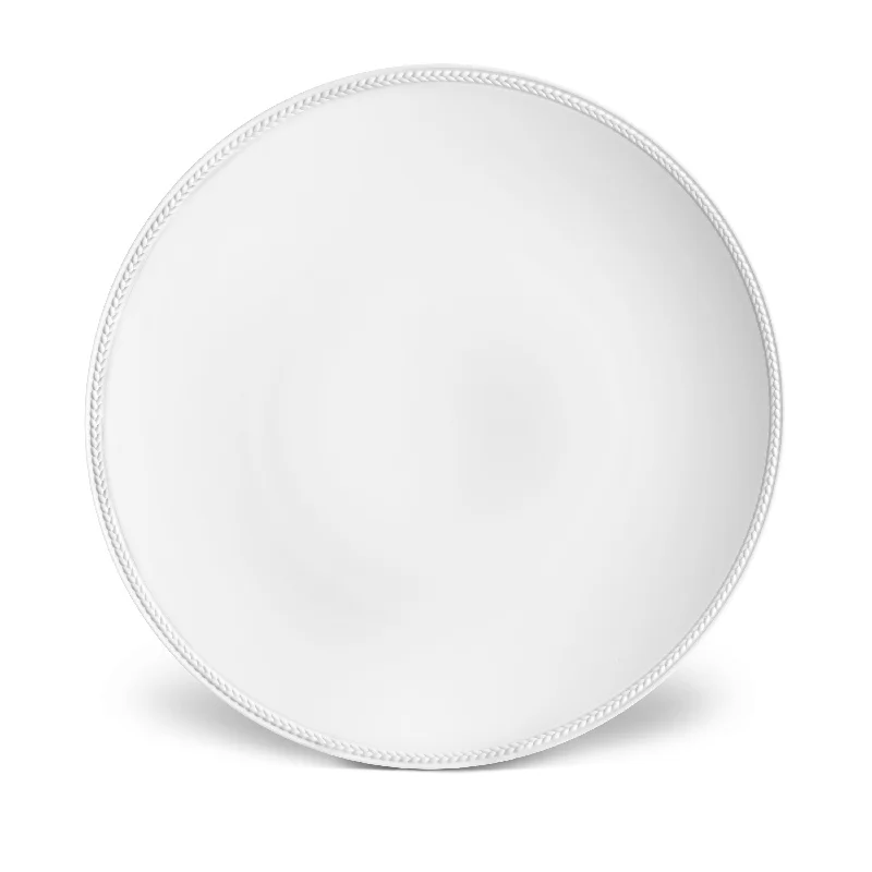 luxury dinnerware for fine dining experiences-Soie Tressée Charger