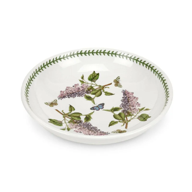 kids’ dinner plates with educational designs-Portmeirion Botanic Garden Low Bowl 33cm