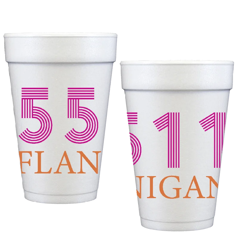 unique travel mugs for hot drinks-address block | styrofoam cups