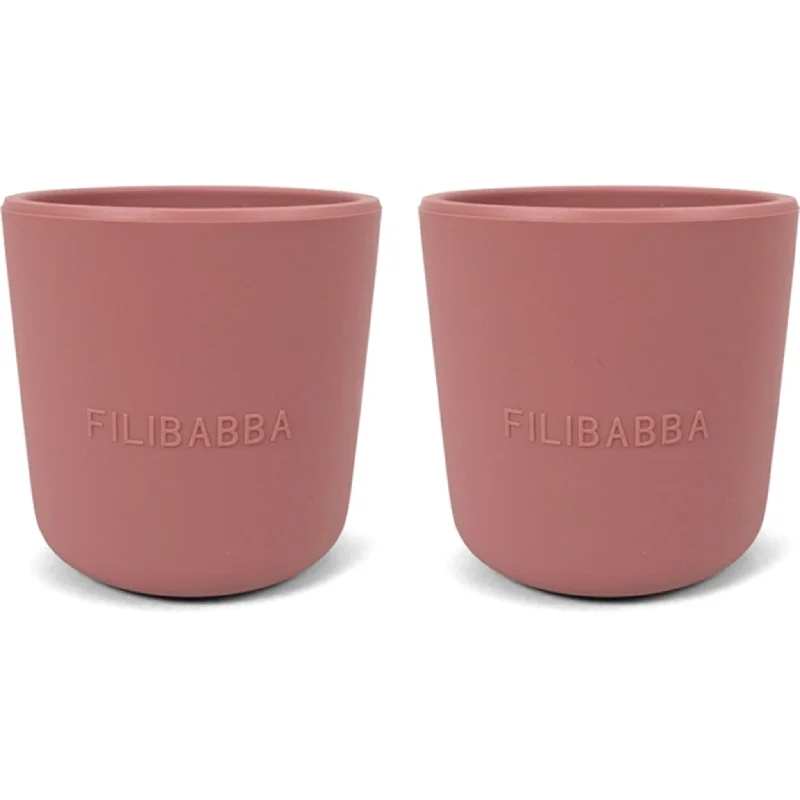 large coffee mugs for cold drinks-FILIBABBA Cup 2-pack Rose