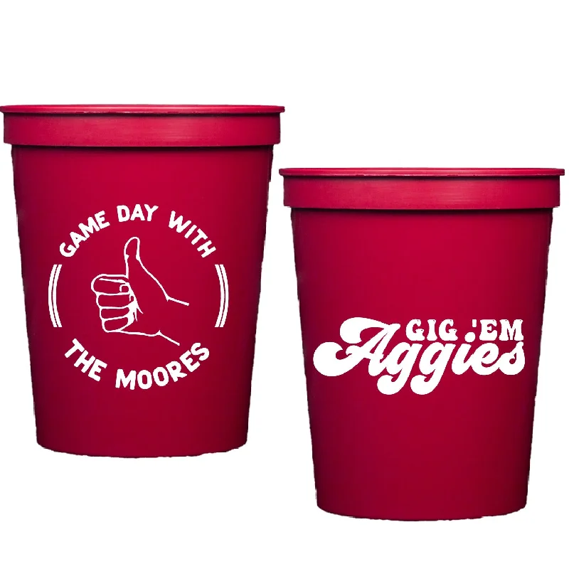 high-quality mugs for daily office use-a&m game day | stadium cups