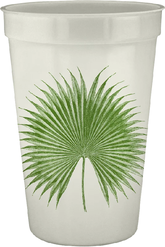 stylish coffee cups for home gatherings-Palm 16oz Pearlized Cups