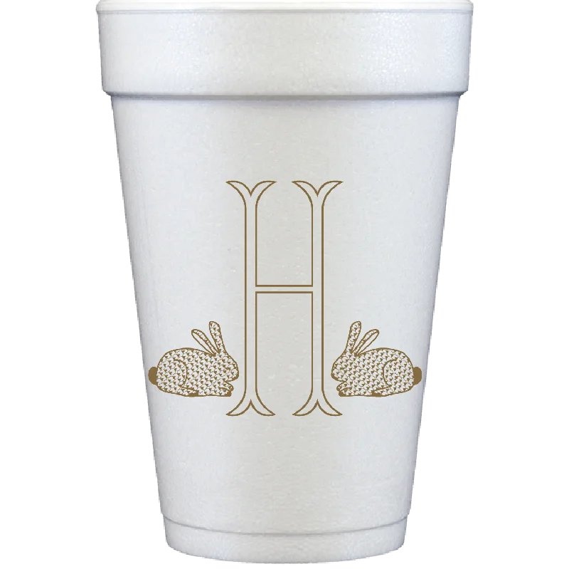 custom mugs for weddings and celebrations-chic bunnies | styrofoam cups