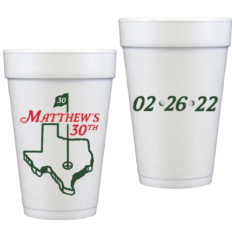 unique ceramic mugs for office decor-texas golf | styrofoam cups