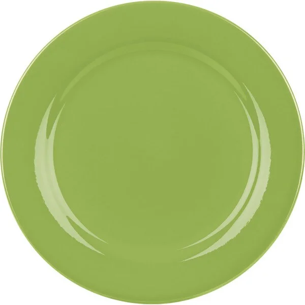 luxury glass dinnerware for high-end events-Waechtersbach Fun Factory Green Apple Salad Plates (Set of 4)